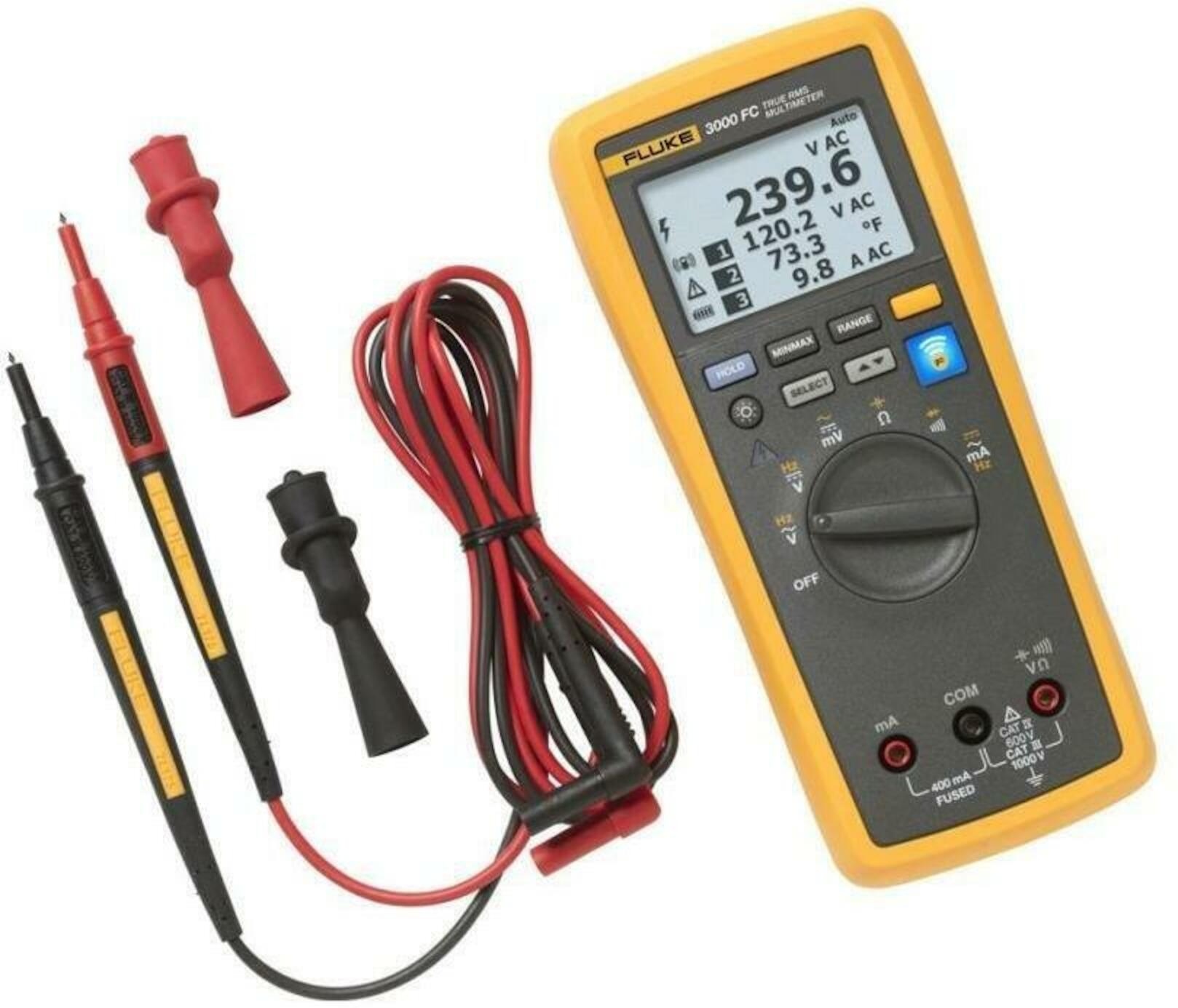 Multimeter Fluke 4699340 3000 FC a montážna sada Toolpak pre merací prístroj