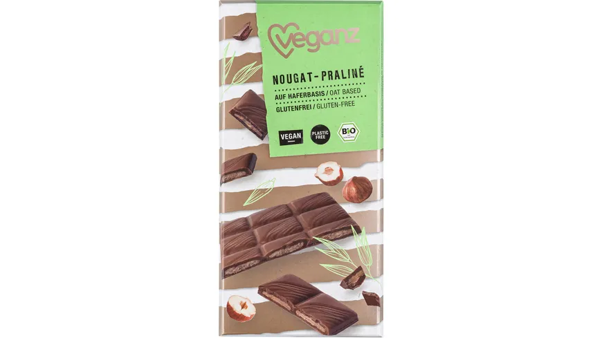 Veganz Bio Schokolade Nougat & Praliné 85 g
