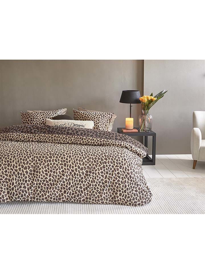 Rivièra Maison Bettwäsche-Set ''Cheetah'' in Hellbraun/ Braun günstig kaufen
