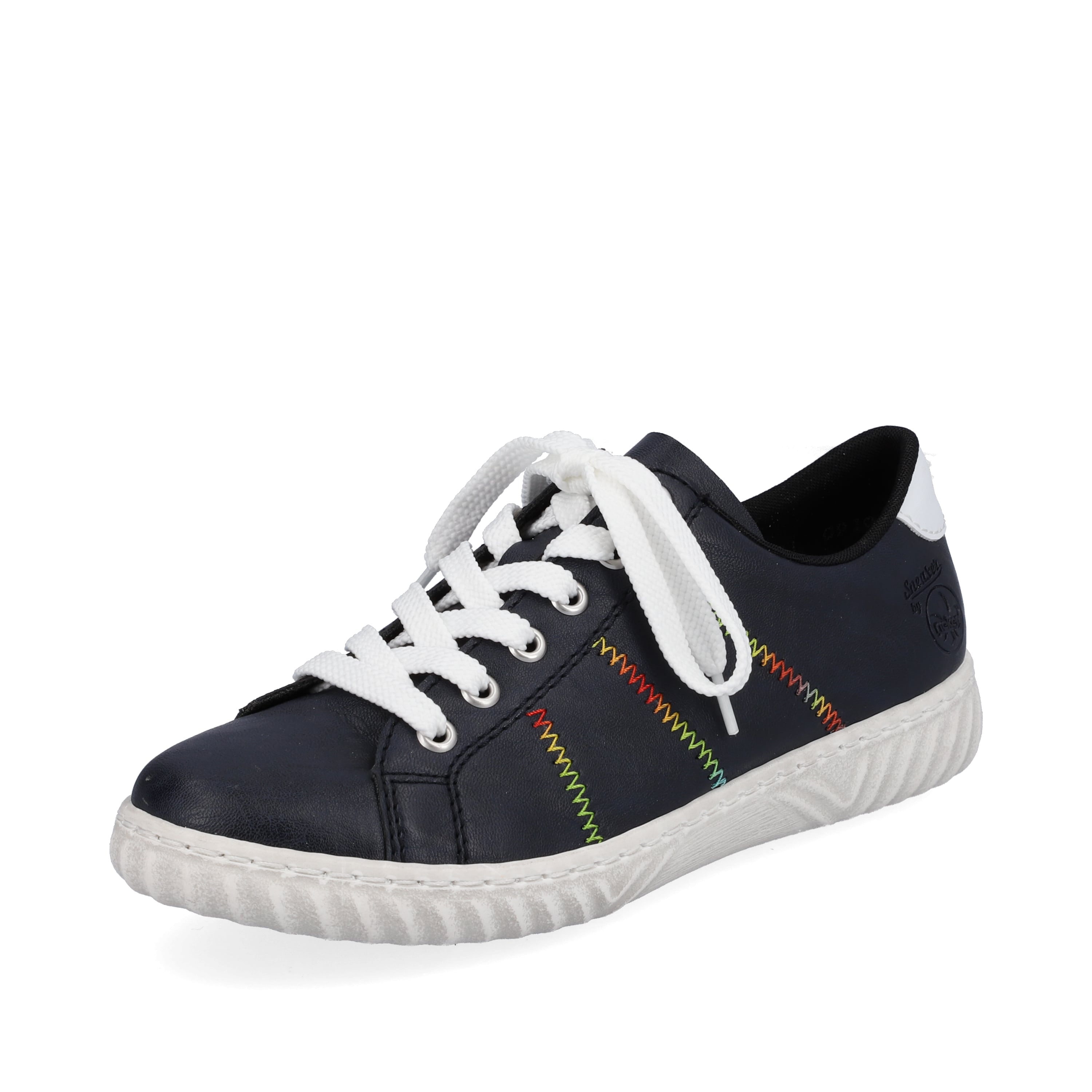 Rieker Damen Schnürschuhe marineblau