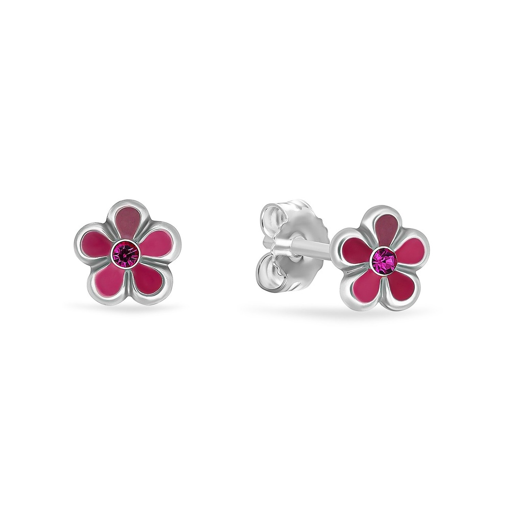 FAVS Boucles d'oreilles à fermoir à poussette 925 Argent Boucles d'oreilles