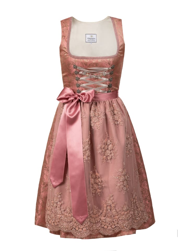 Edelnice Midi Dirndl Sophia in rose günstig kaufen