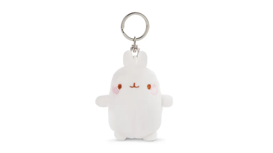 NICI Schlüsselanhänger Molang 8cm green weiß