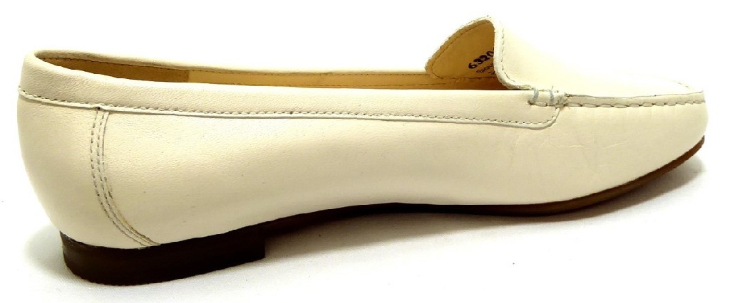 SIOUX Sportliche Slipper weiss