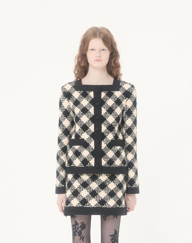 Jaqueta Damier Tweed