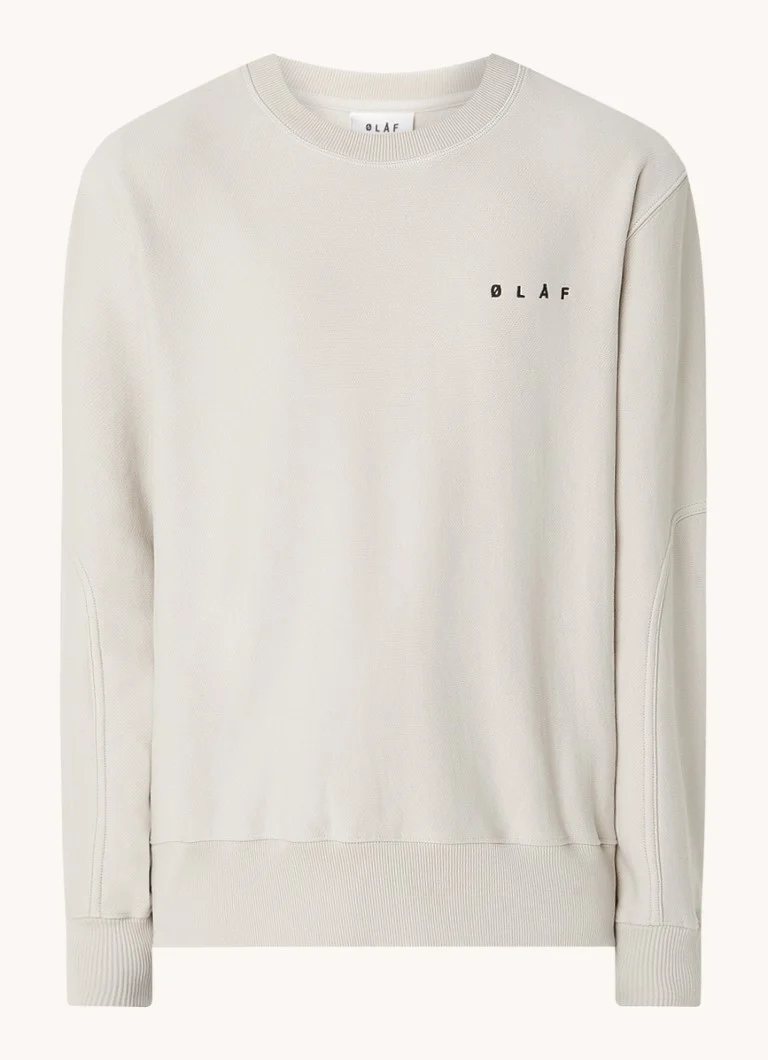 OLAF Face sweater with logo and back print