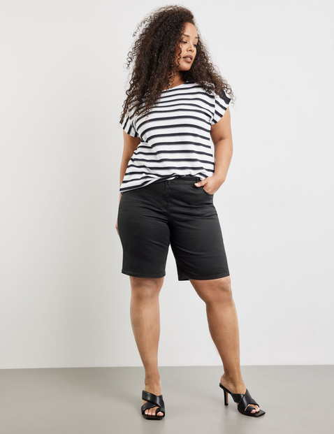 Shorts aus Baumwoll-Stretch