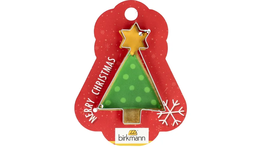 RBV BIRKMANN Ausstechform Weihnachtsbaum geometrisch
