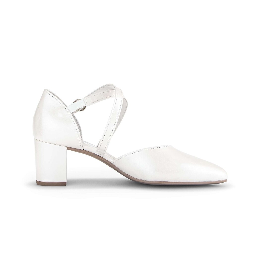 Gabor fashion Spangenpumps weiß