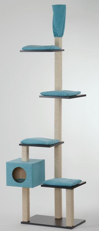 Silvio Design Katzenbaum Bashira türkis