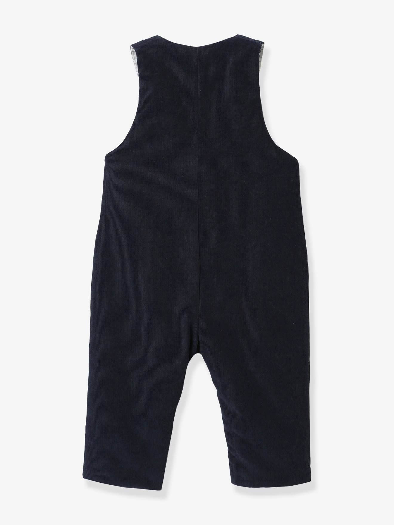 Salopette bébé en velours CYRILLUS beige