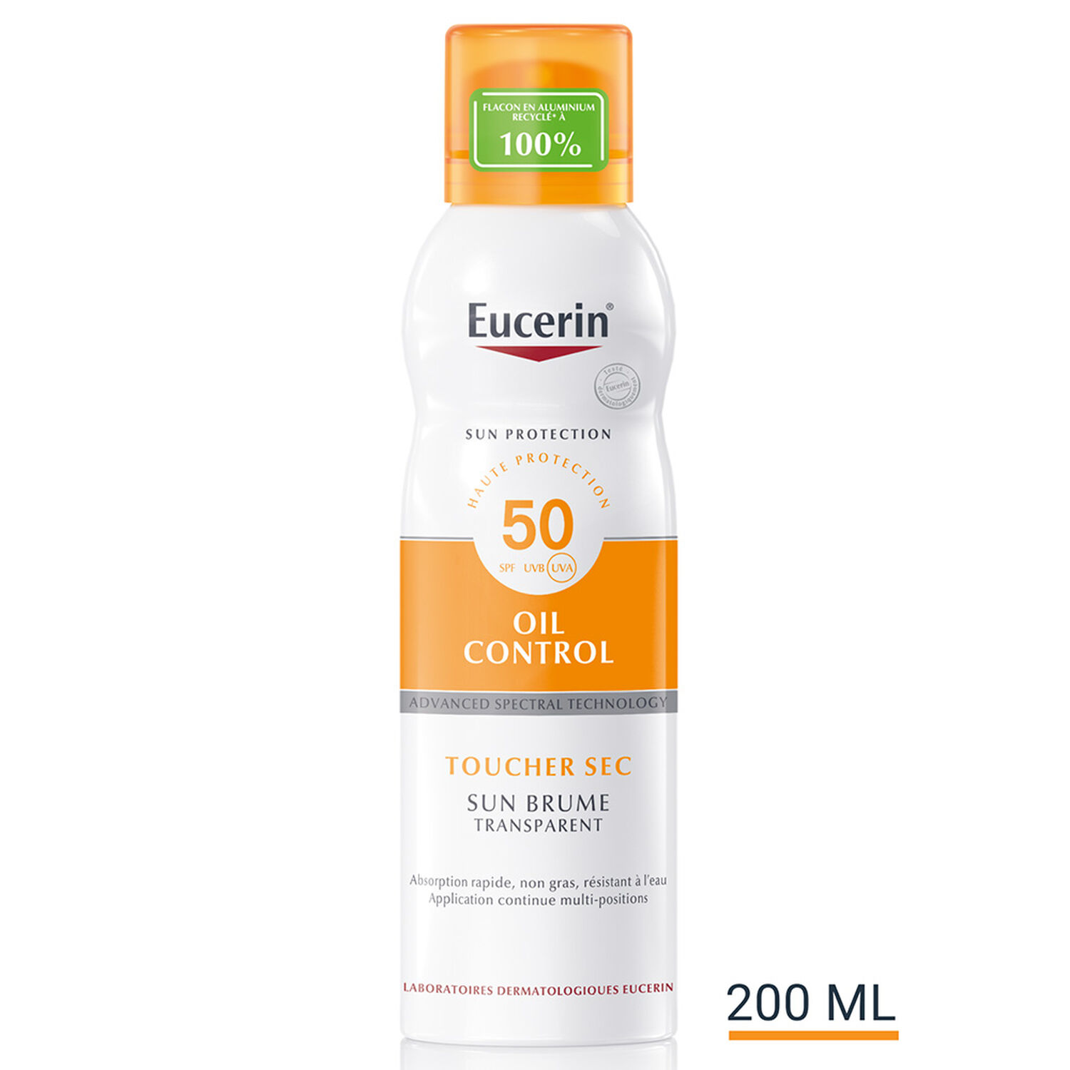 Eucerin Sun Sensitive SPF50 Brume Protectrice Corps - Peaux Sensibles et Acnéiques