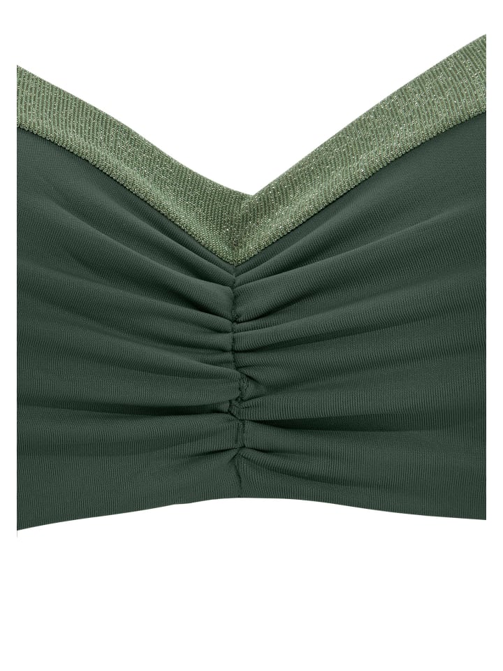 JETTE Bügel-Bandeau-Bikini in oliv günstig kaufen