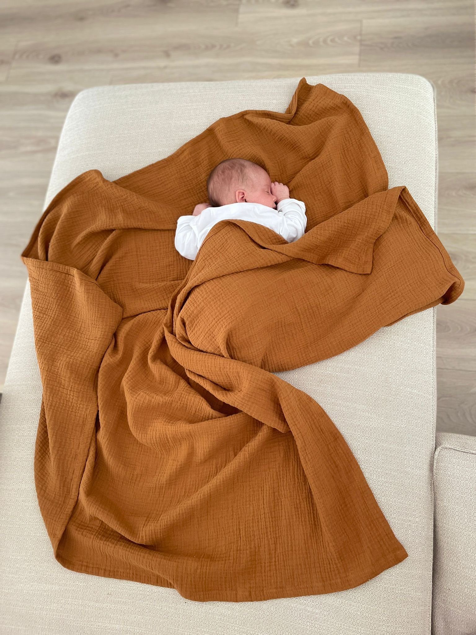 Babydecke 100% Baumwolle MUSSELIN Kühlende Sommerdecke 95x95 & 120x120 cm, Loolay, 95x95 o. 120x120 cm, 100% Europäische Stoffe und Kleinserien-Nähen!