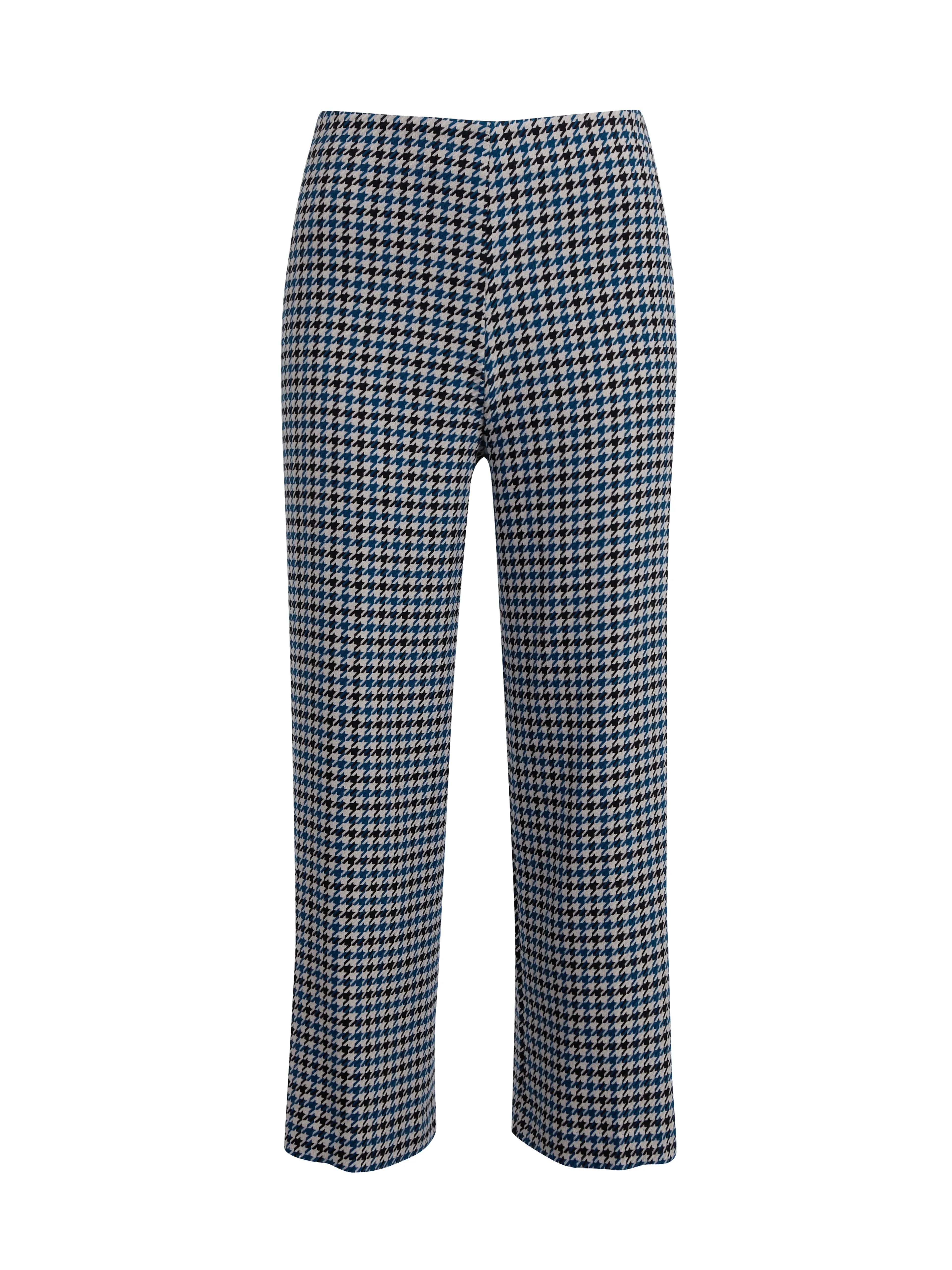 Schwarz und blau gemusterte Damen Cullotes ORSAY