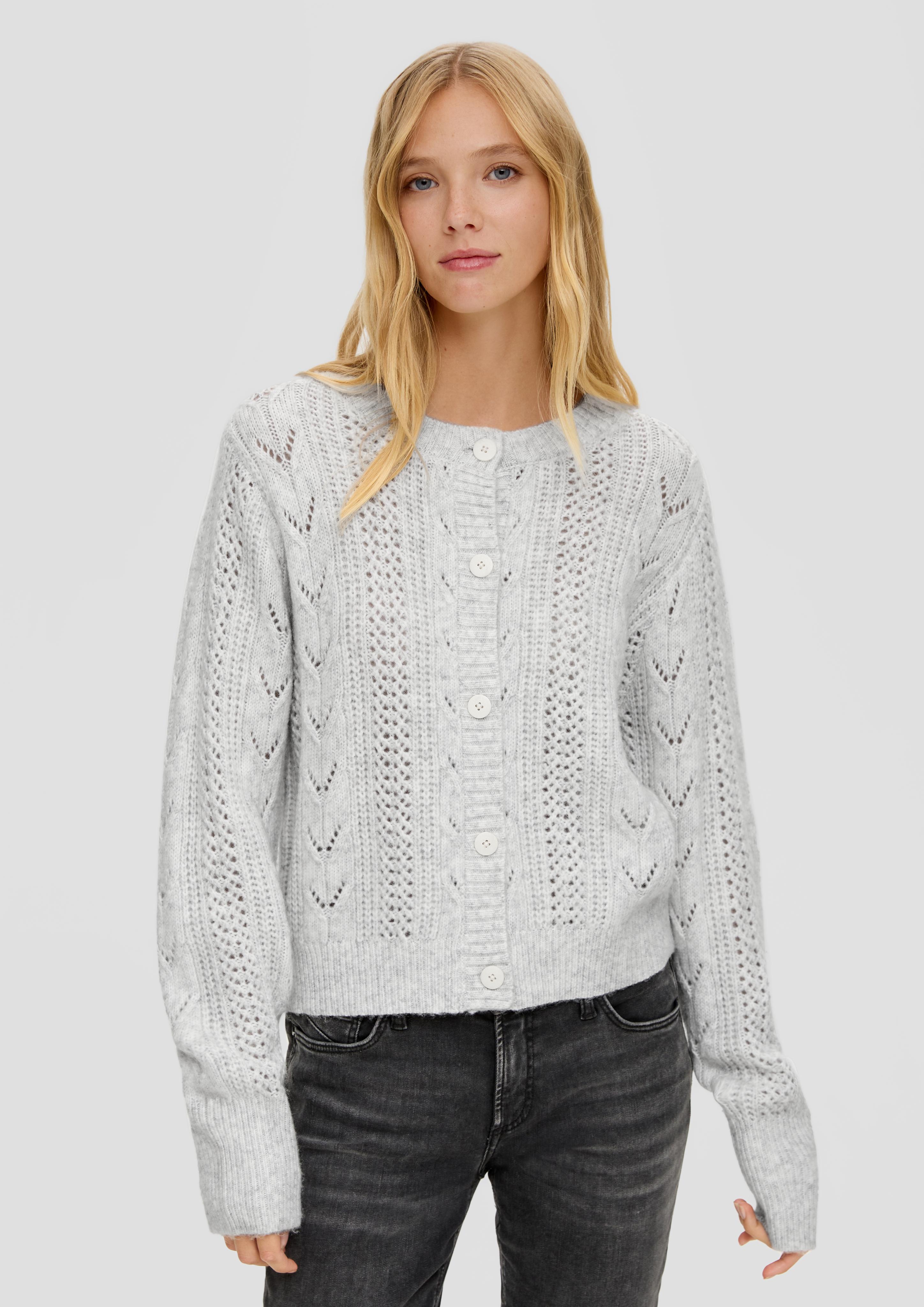 Cardigan mit Strickmuster  2135470-07W0