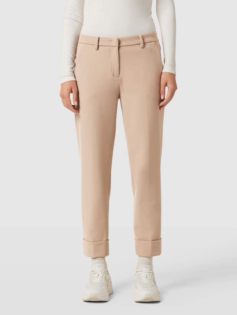 Stoffhose mit Bügelfalte Modell 'KRYSTAL' in beige