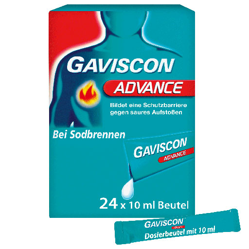 GAVISCON Advance Pfefferminz Suspension  24X10 ml  Suspension