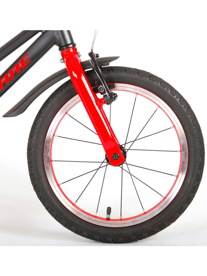 Volare Kinderfahrrad Blaster Fahrrad für Jungen 16 Zoll Kinderrad Schwarz/Rot 4 Jahre günstig kaufen onesize