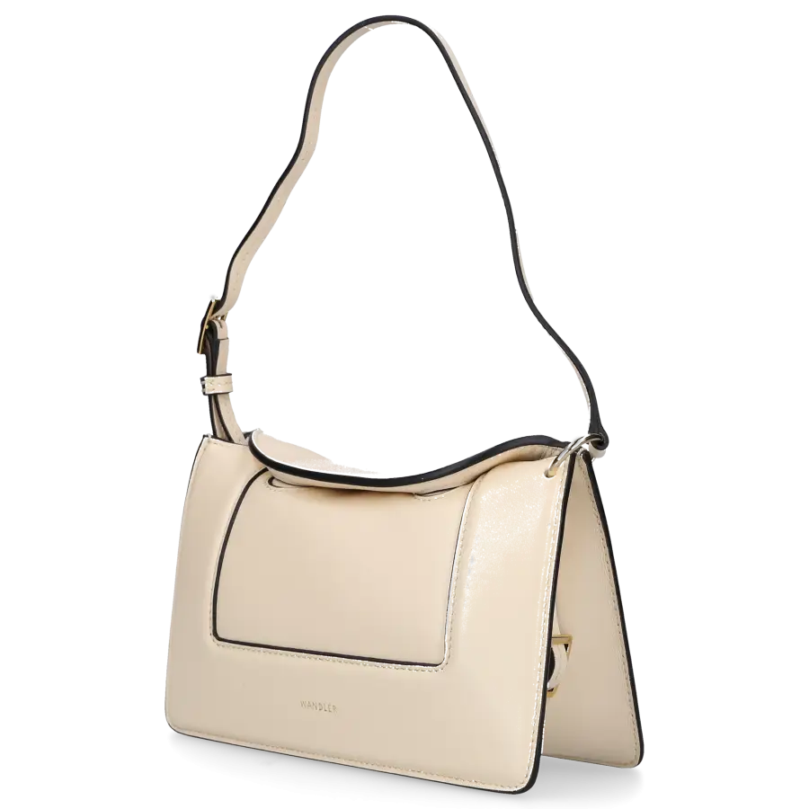 Wandler - Schultertasche PENELOPE MICRO Kalbsleder - beige