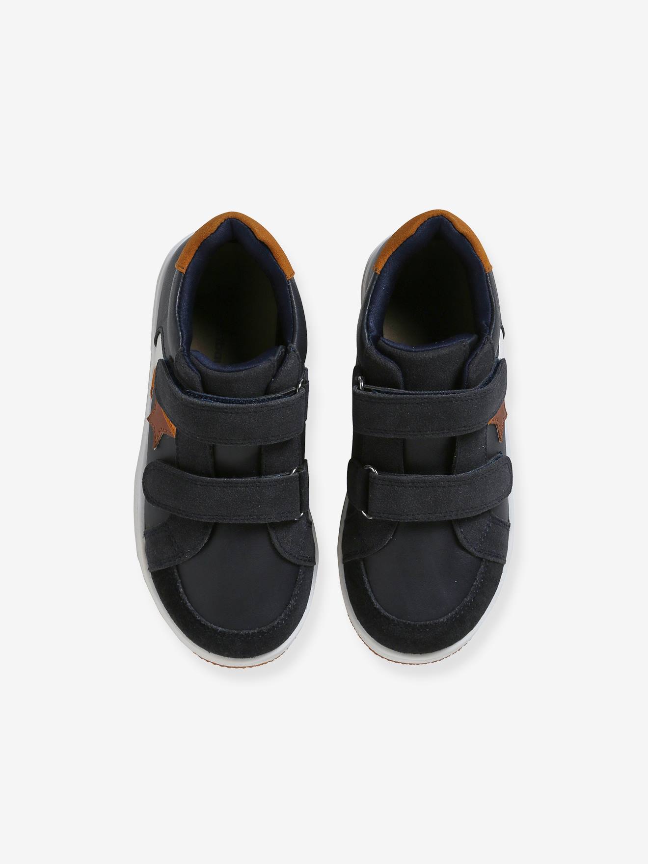 Vertbaudet Kinder Klett-Sneakers - marine