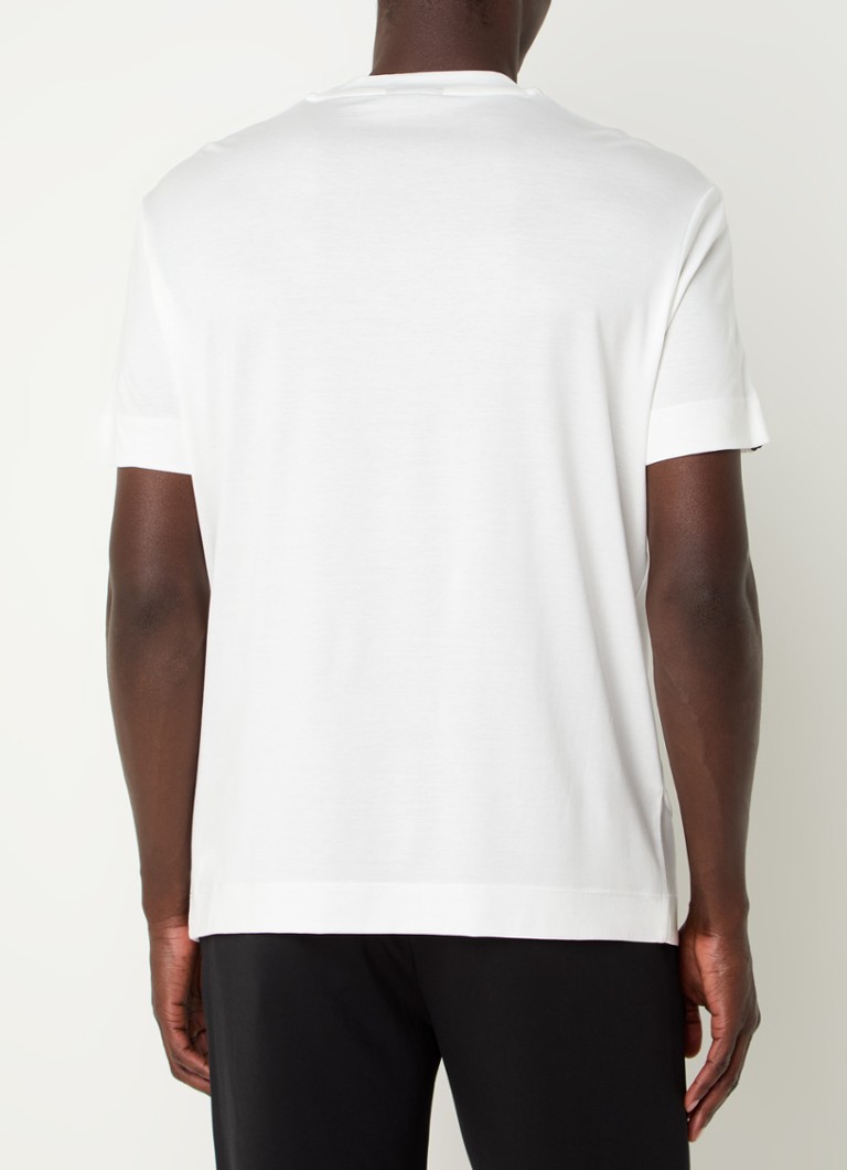 Tricou Emporio Armani cu logo brodat