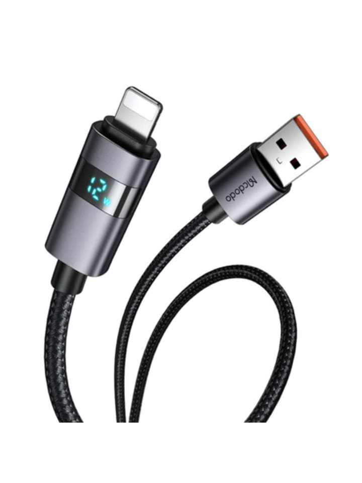 Mcdodo Mcdodo CA-6490 USB-A auf Lightning Kabel, 3A, Schnellladen, 1,2?m in Schwarz günstig kaufen 120 cm