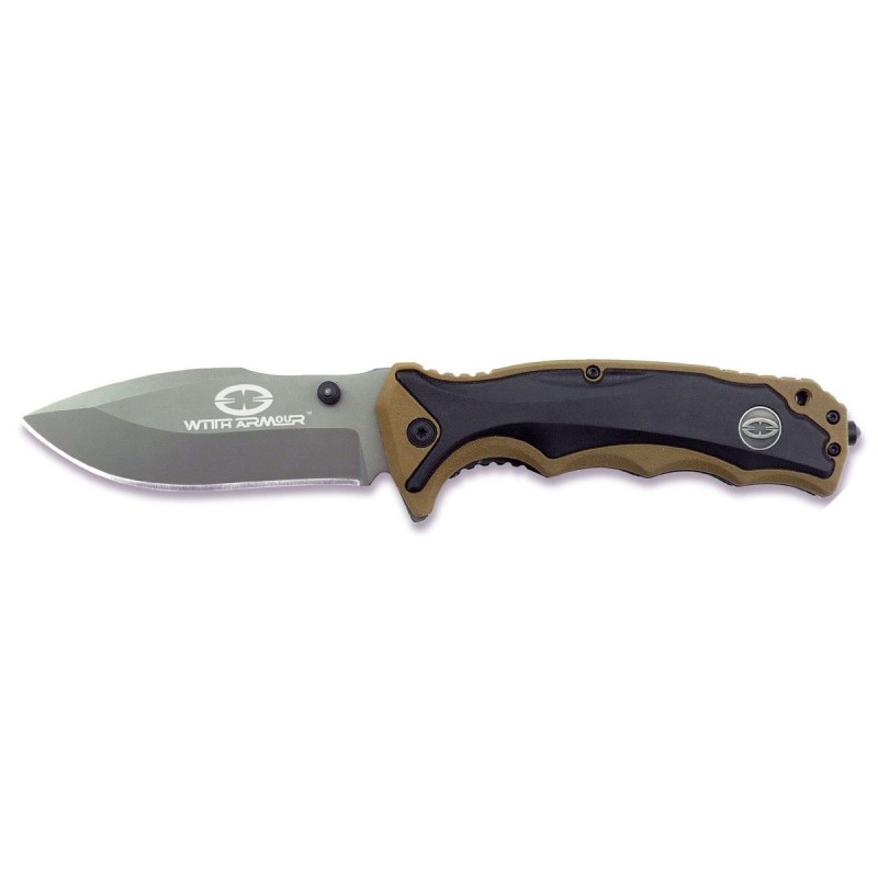 Witharmour Tiger Shark Ten Black Messer, Militärmesser (taktische Messer)