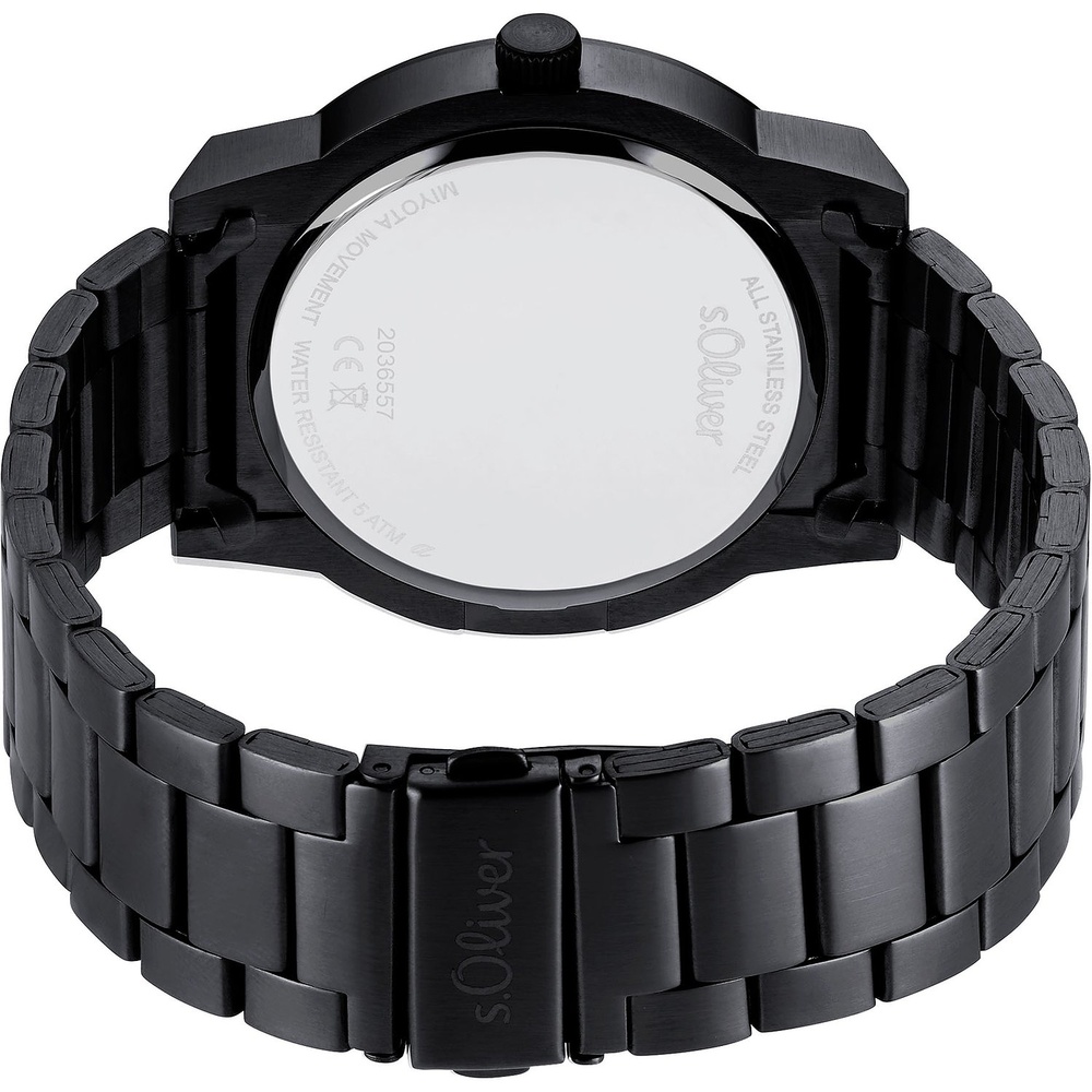 s.Oliver Montre pour hommes Acier inoxydable Montre