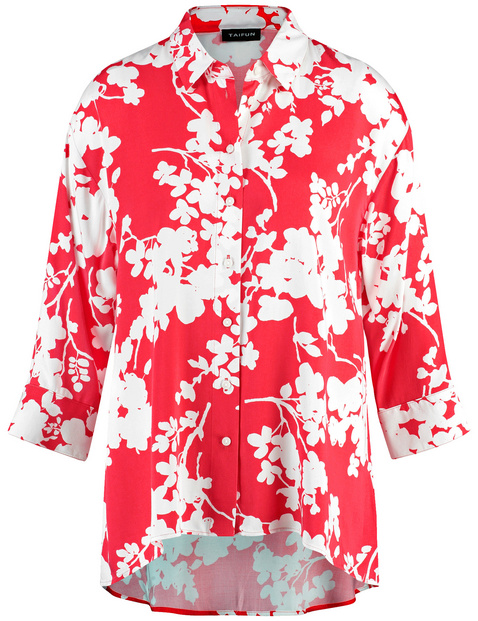 3/4 Arm Bluse mit Floralprint