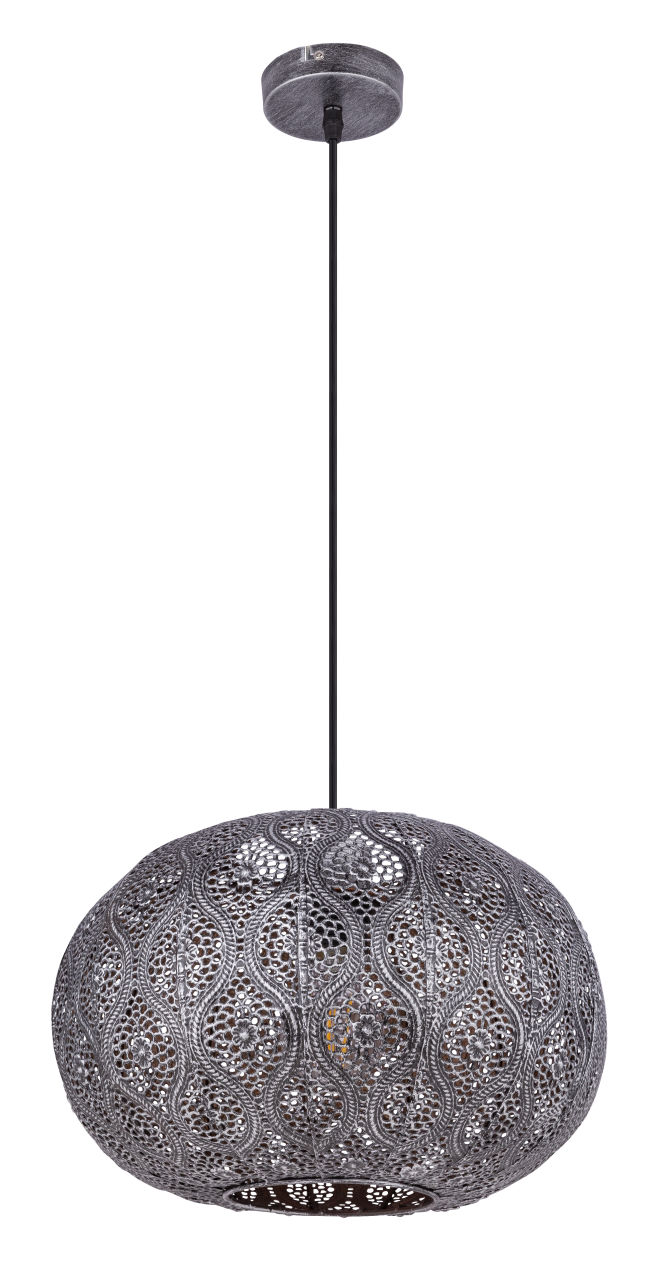 Globo Lighting - SOLERA - Hängeleuchte Metall schwarz, 1x E27