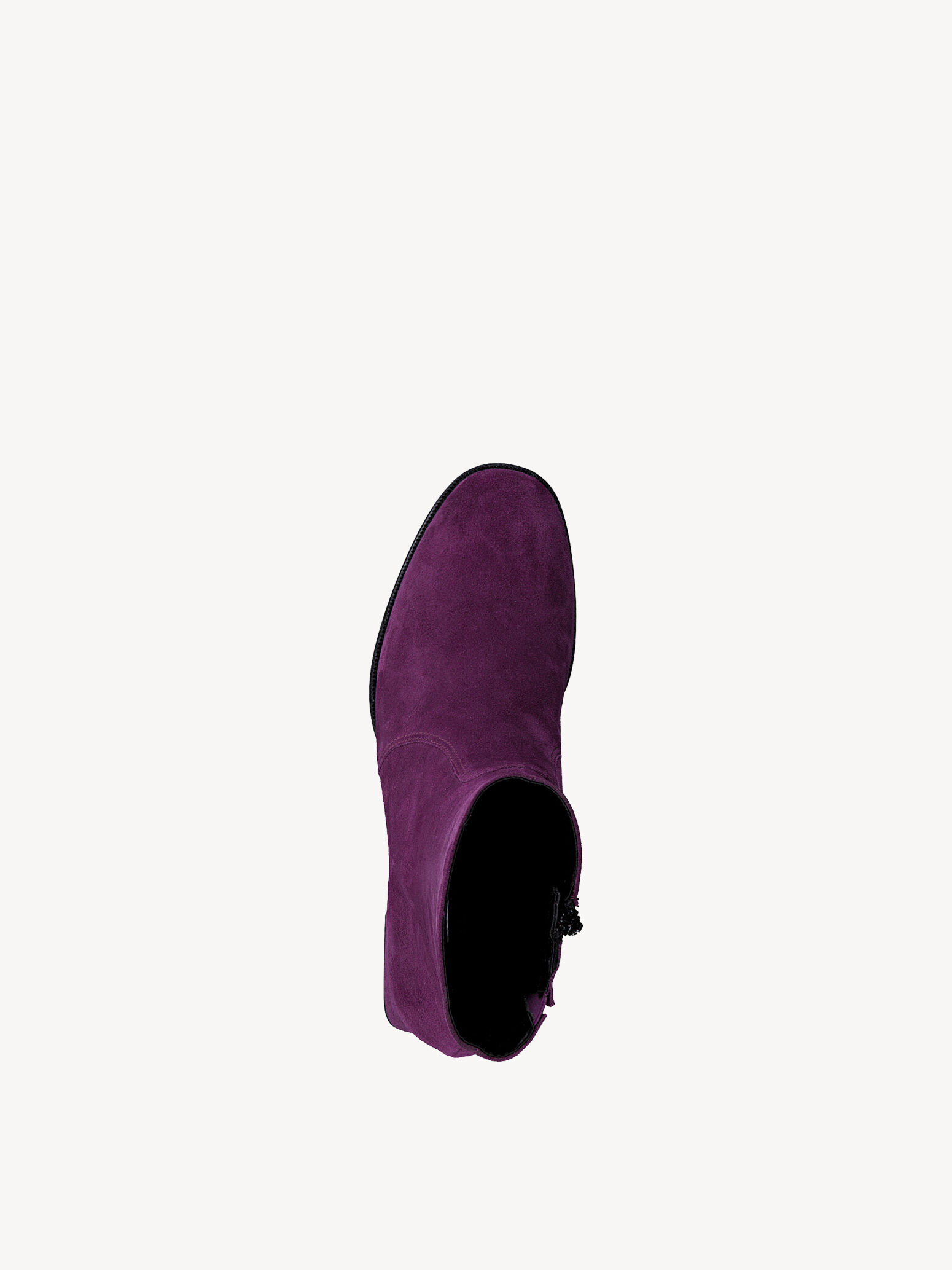 Bottine en cuir - mauve
