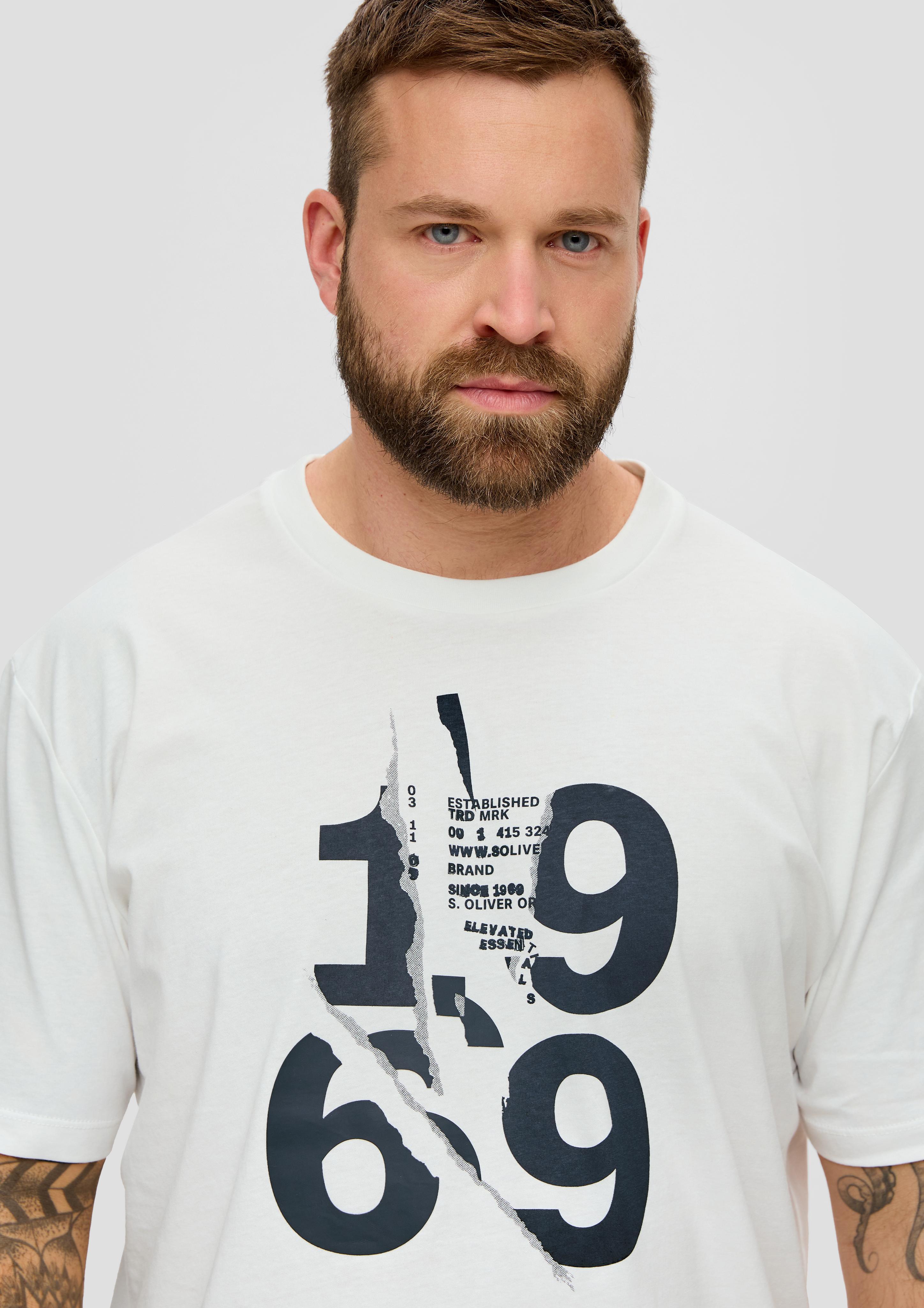 T-Shirt mit Frontprint  2143392-01D2