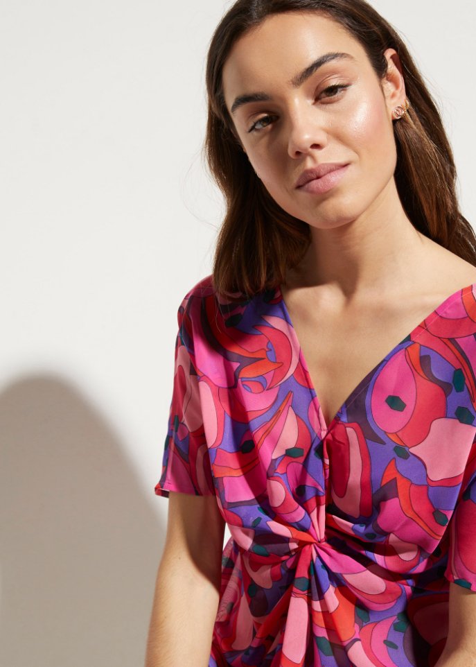 Strand Tunika-Kleid aus recyceltem Polyester