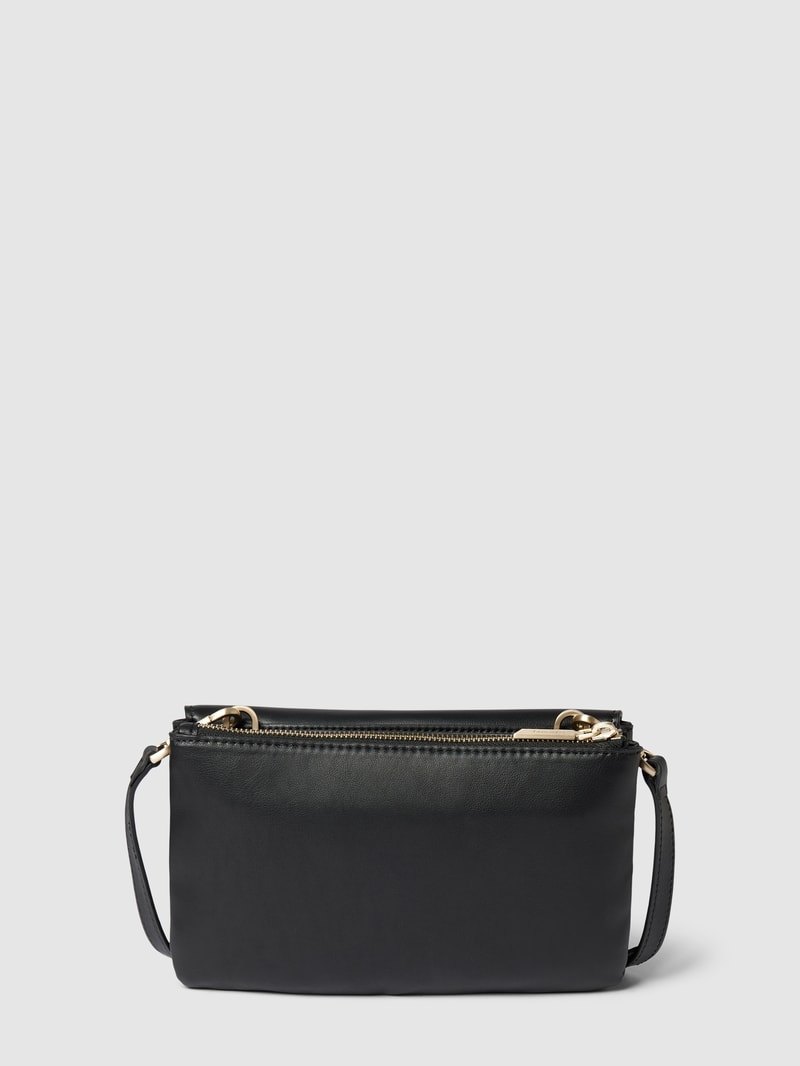 Handtasche mit Label-Detail in schwarz