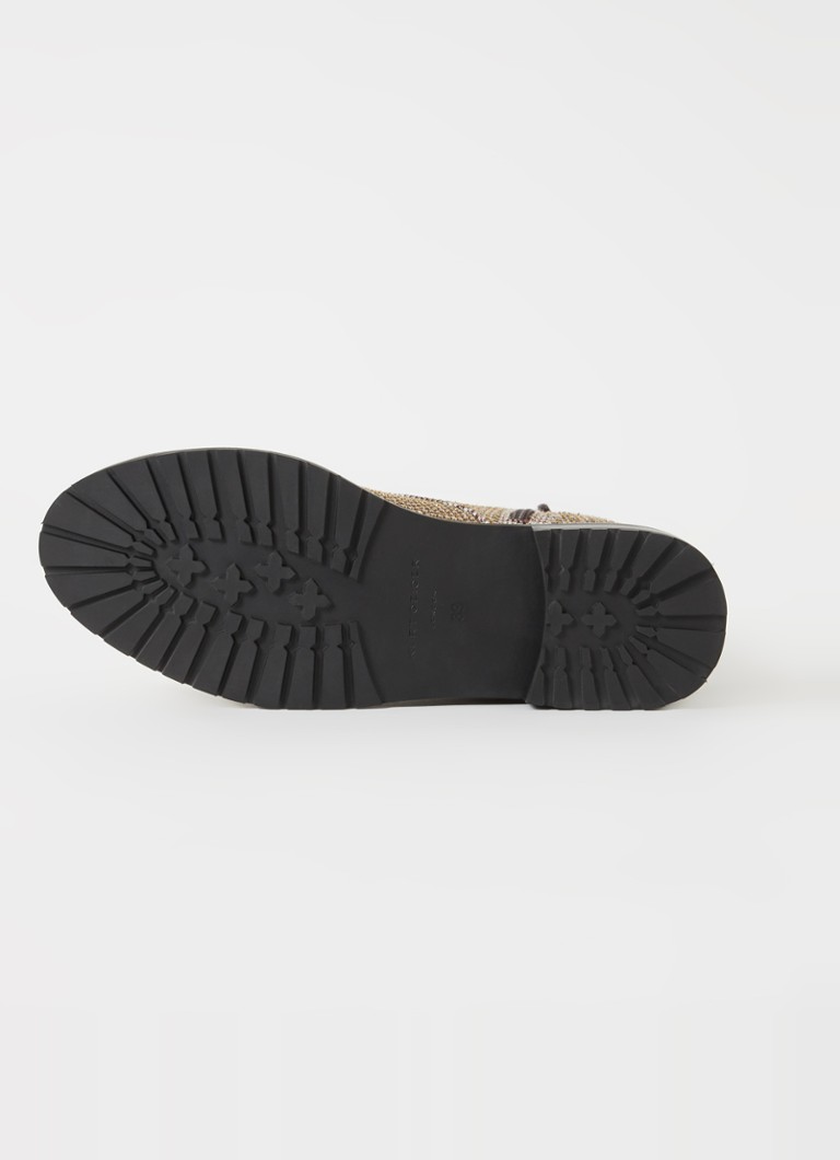 Stivaletto stringato Kurt Geiger Sutton con strass