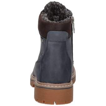 Tom Tailor Schnür Boots in blau