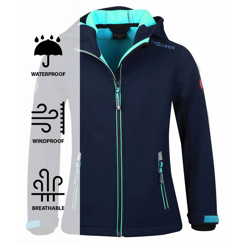 Trollkids Trollfjord Softshelljacke Mädchen