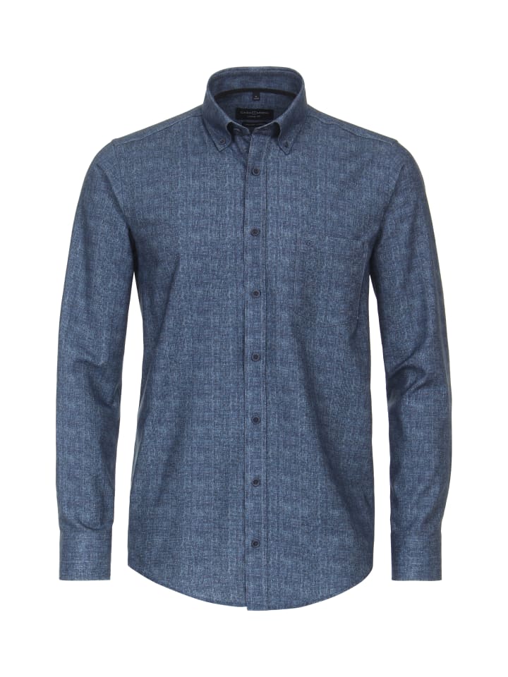 CASAMODA Freizeithemd in Mittelblau günstig kaufen