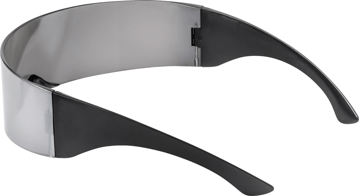 Futuristische Party-Brille, Monoshield, 1 St