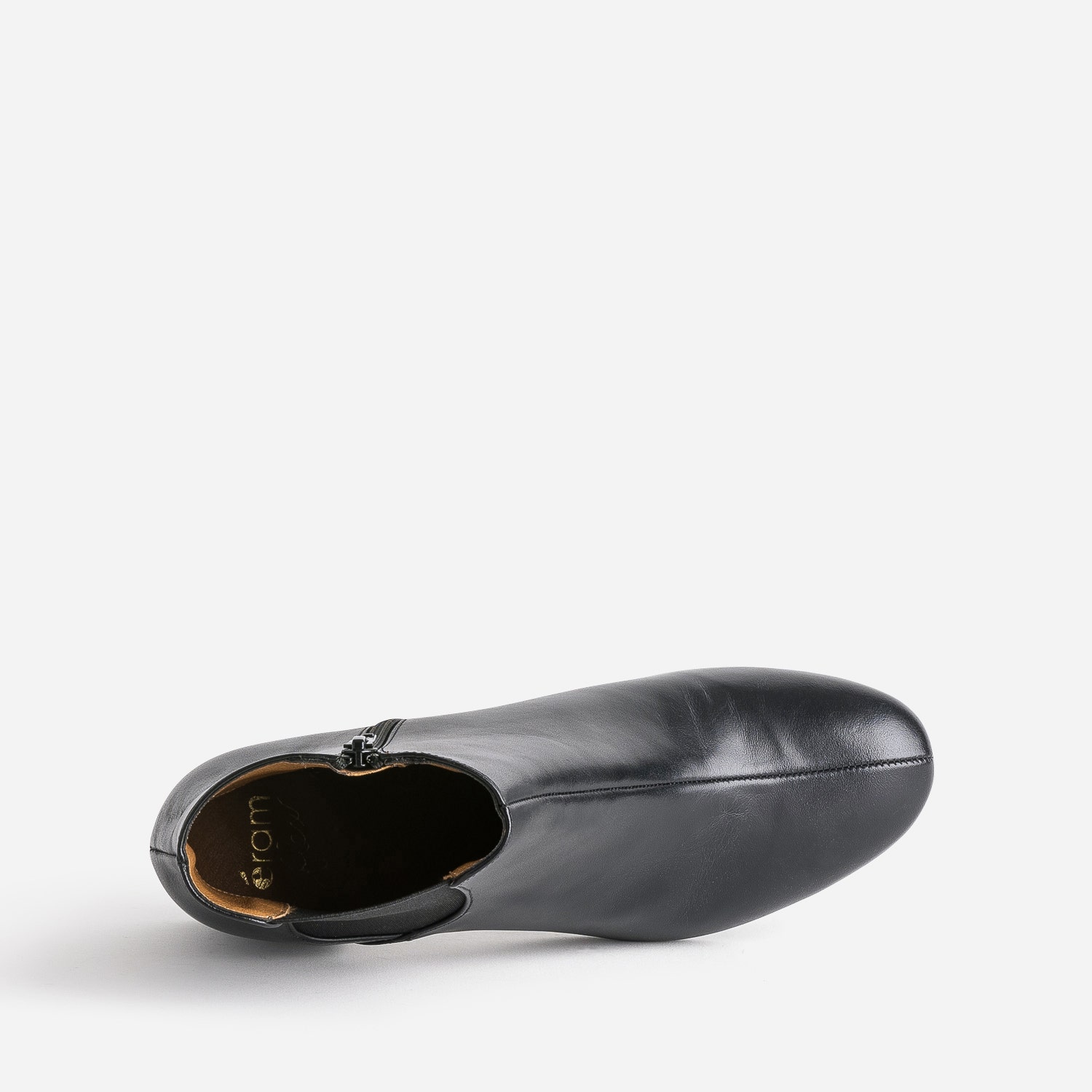 Chelsea boots à talon ERAM FLEX noir en cuir