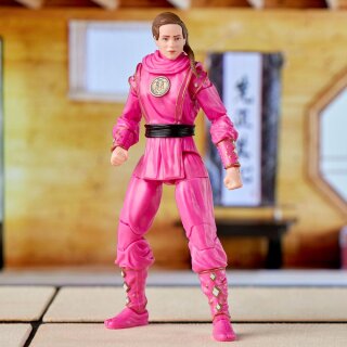 Power Rangers x Cobra Kai Ligtning Collection Actionfigur: Morphed Samantha LaRusso - Pink Mantis Ranger