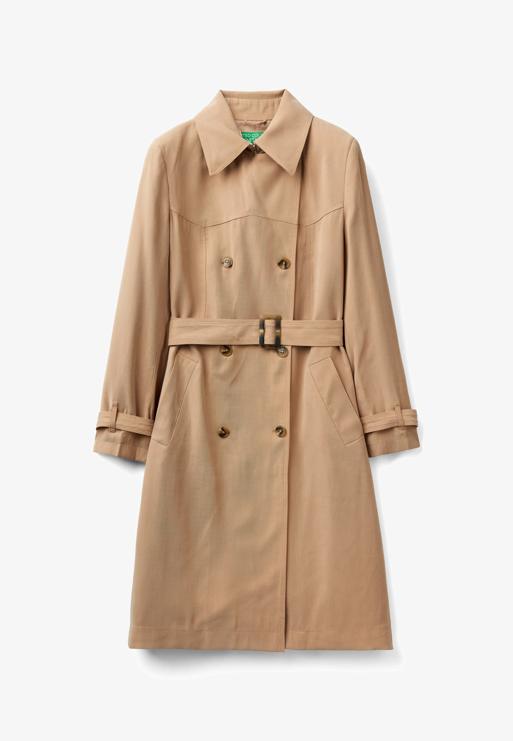 Gabardina cruzada United Colors of Benetton