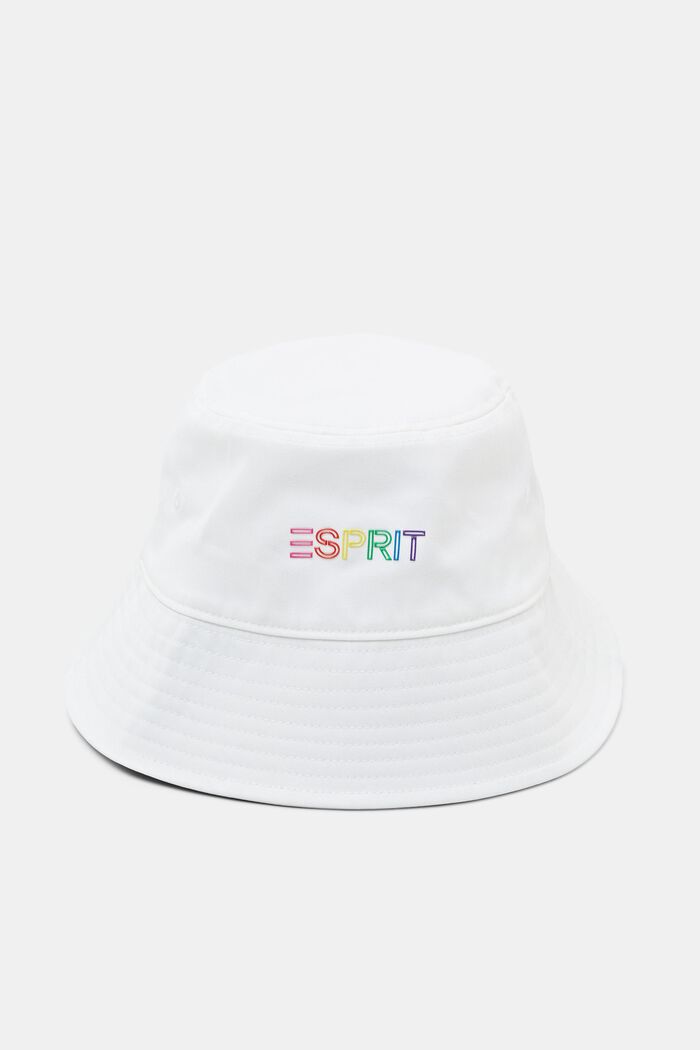 Bucket Hat aus Twill mit Applikation