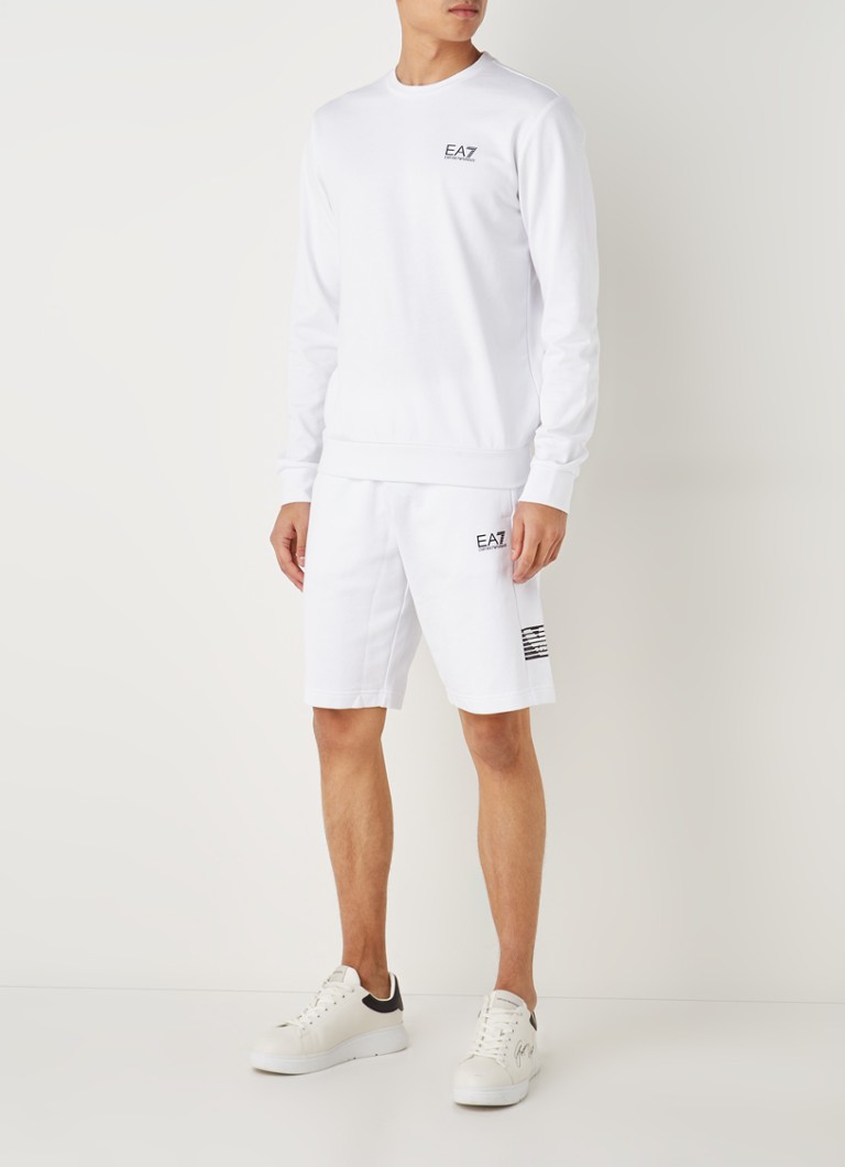 Emporio Armani Track Sweater with logo and back print