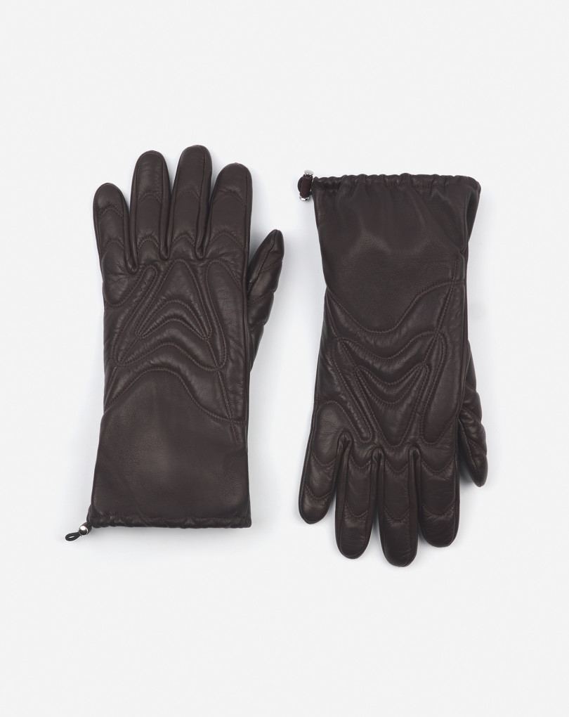 GANTS MEDLEY EN CUIR MATELASSE