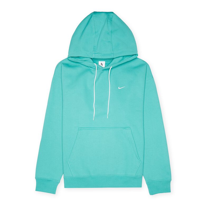 NIKE NRG Solo Swoosh Fleece Hoodie washed teal/white