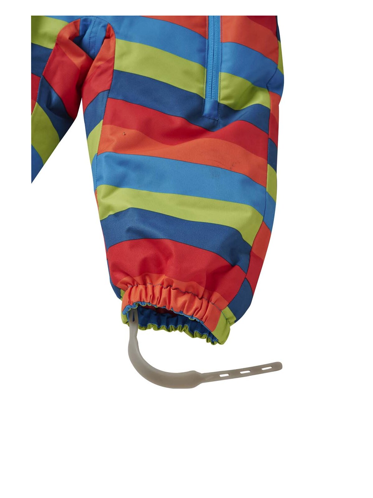 Schneeoverall Stern, bunt gestreift