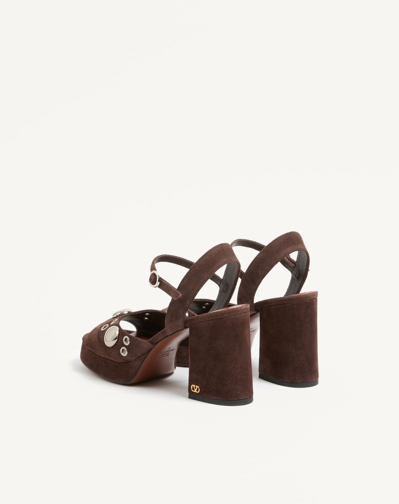 Nellcôte 90mm Split Leather Plateau Sandal