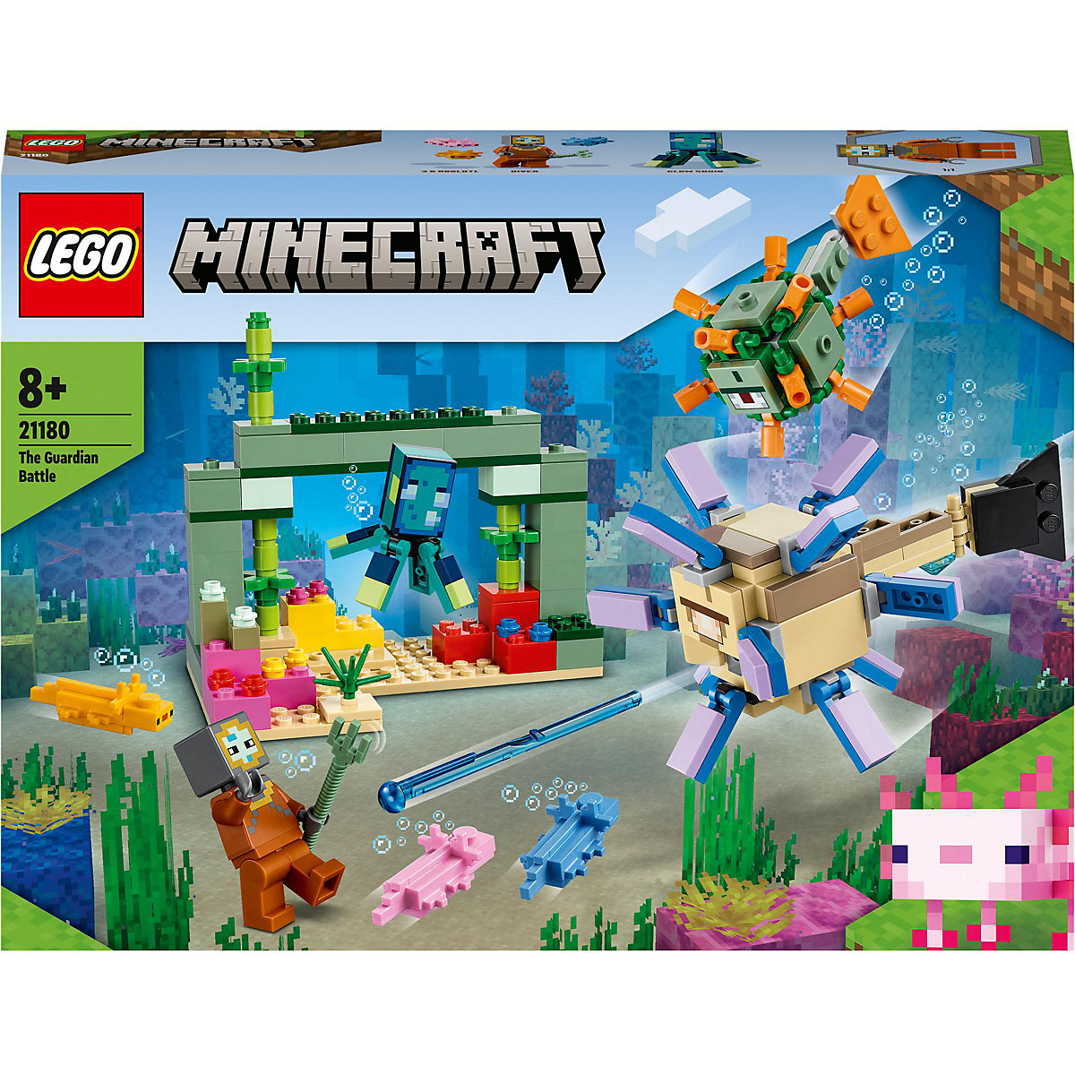 LEGO® Minecraft 21180 Das Wächterduell